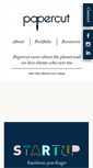 Mobile Screenshot of papercut.net.au