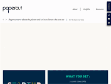 Tablet Screenshot of papercut.net.au